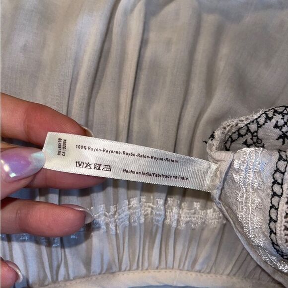 Free People Wild One Embroidered Top - Picture 16 of 16